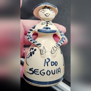 Vintage Pottery Bell Made In Segovia Spain